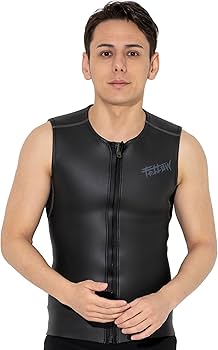 Amazon | FELLOW ウェットスーツ メンズ ベスト 2mm 男性用